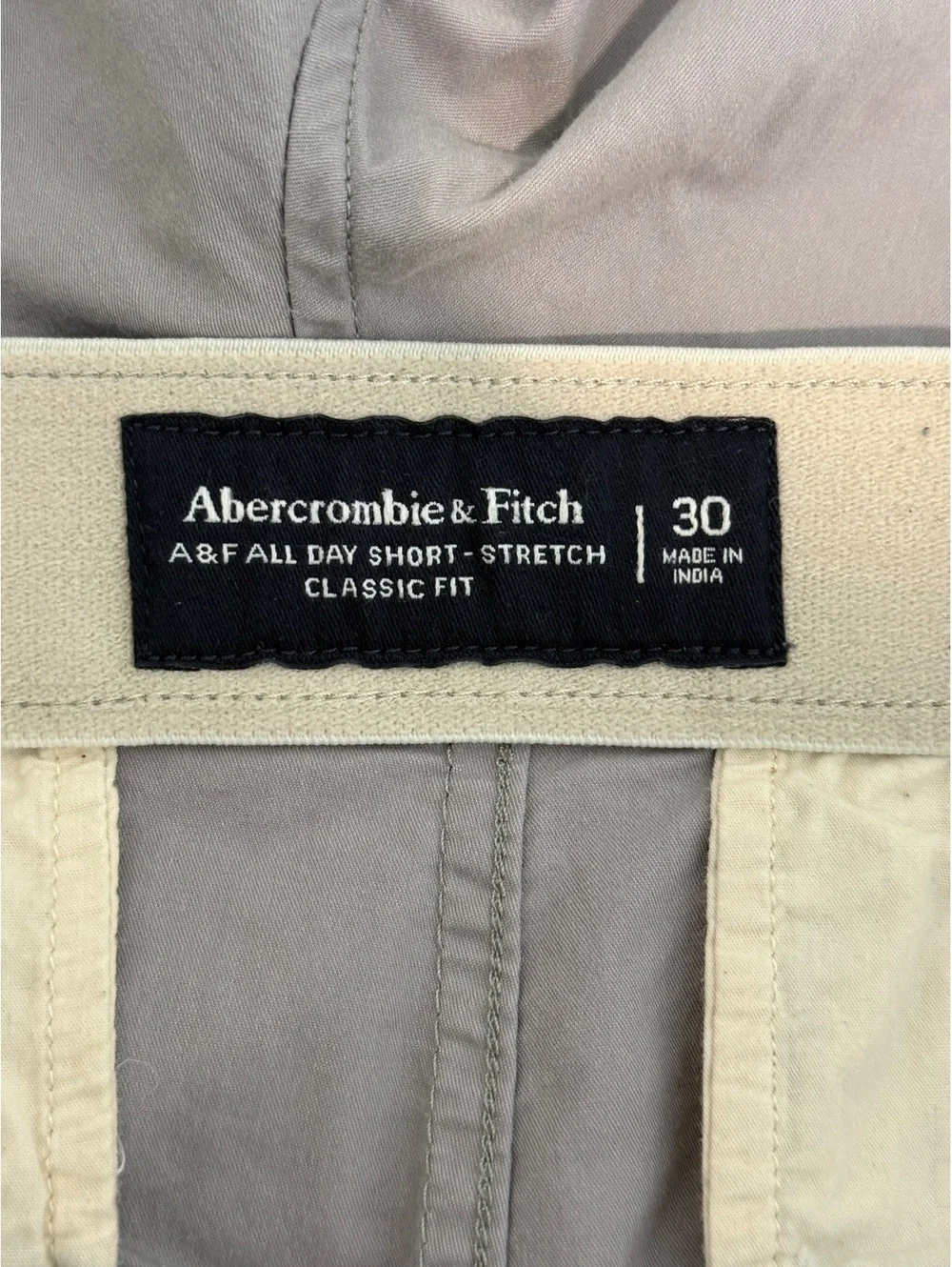 Abercrombie & Fitch A&F All Day Stretch Classic Fit Shorts Size 30